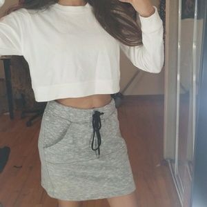 🔥 F21 Gray Soft Skirt with Pockets